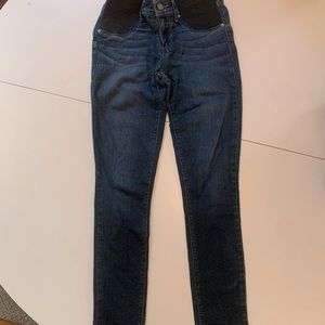 Paige Maternity Side Panel Ankle Skinny Jeans